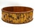 Vintage Burnt Bamboo Basket With Woven Rattan Base – Boho / Organic Modern / Tropical For Sale - Image 9 of 12