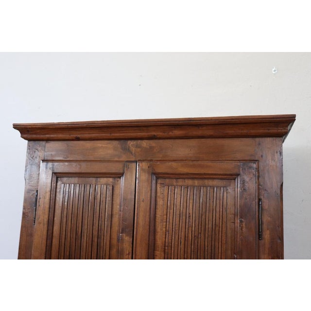 Antique Wardrobe in Poplar Wood, 1800s For Sale - Image 12 of 18