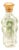 Perfume Bottle in Glass and 15 Karat Gold For Sale