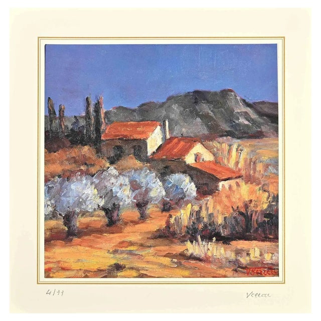 Nicholas Verrall, Landscape, Lithograph, Late 20th Century For Sale