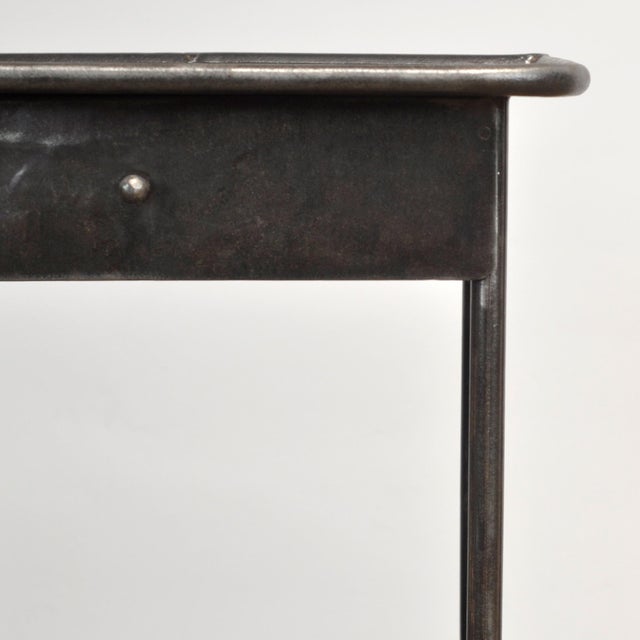 Vintage Iron Bedside Table, 1910s For Sale - Image 6 of 12