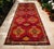 Tribal Vintage Hand-Knotted Turkish Area Rug Wide Hallway Rug Gallerie Runner Rug- 3′11″ X 12′6″ For Sale - Image 3 of 16