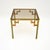 A stylish and extremely well made vintage French brass side / coffee table, dating from the 1960-70’s. This is of superb...