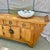 Chinese Late 20th Century Chinese Altar Cabinet in the Traditional Style — Elmwood With Original Brass Hardware, 73" For Sale - Image 3 of 12