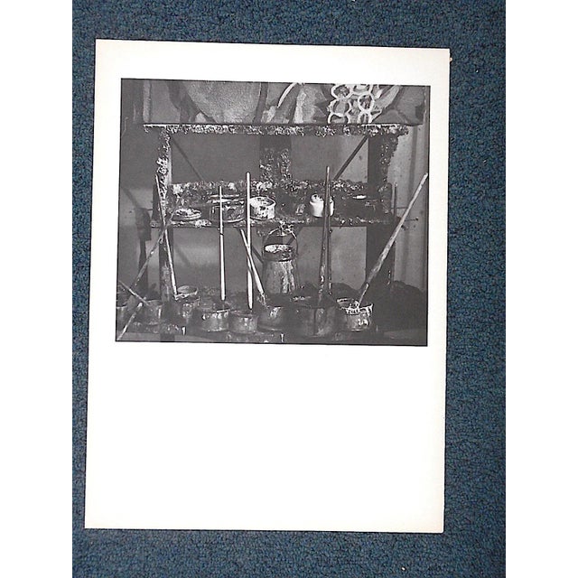 This mid 20th C. photogravure of the famous French mid century modern artist Georges Braque is from the iconic mid 20th...