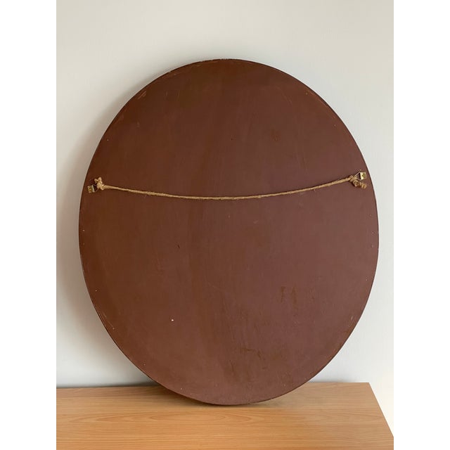 Antique Sailing America’s Cup Oval Marine BasRelief Painting For Sale In Miami - Image 6 of 6