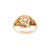 Early 20th Century Antique Victorian 18k Yellow Gold 0.56ct Old Cut Diamond Cluster Engagement Ring, Size 5.5 For Sale - Image 5 of 9