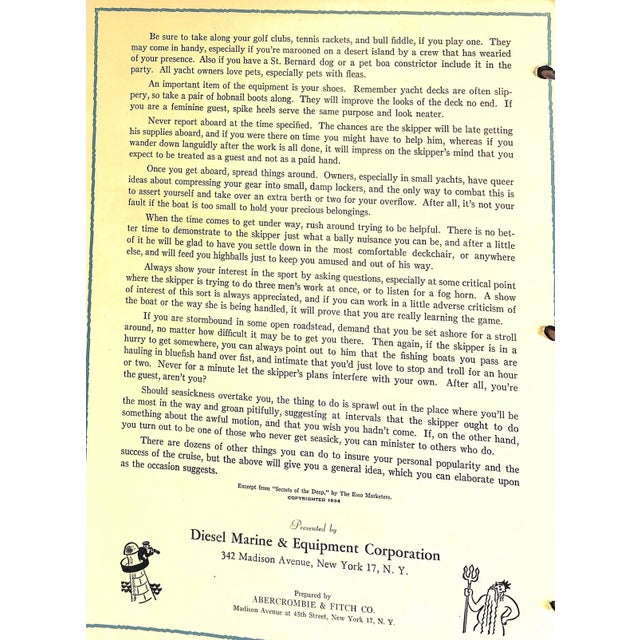 Abercrombie & Fitch C1934 Guest Register & Log Book For Sale - Image 10 of 12