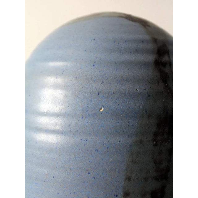 Late 20th Century Vintage Studio Pottery Vase For Sale - Image 5 of 10