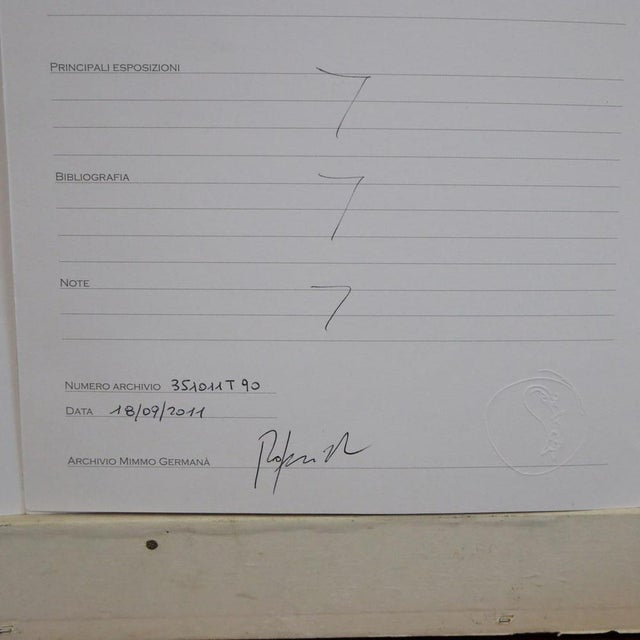 Mimmo Germana, Figurative Composition, Oil on Canvas, Framed For Sale - Image 14 of 18