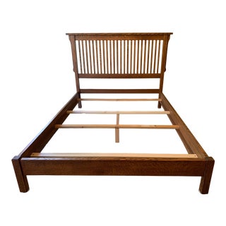 Arts and Crafts Style Full Sized Bedframe For Sale