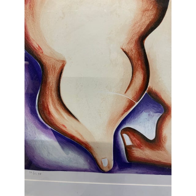 Printmaking Materials “The Intricacies of Self” Original Lithograph by Alexandra Nechita For Sale - Image 7 of 12