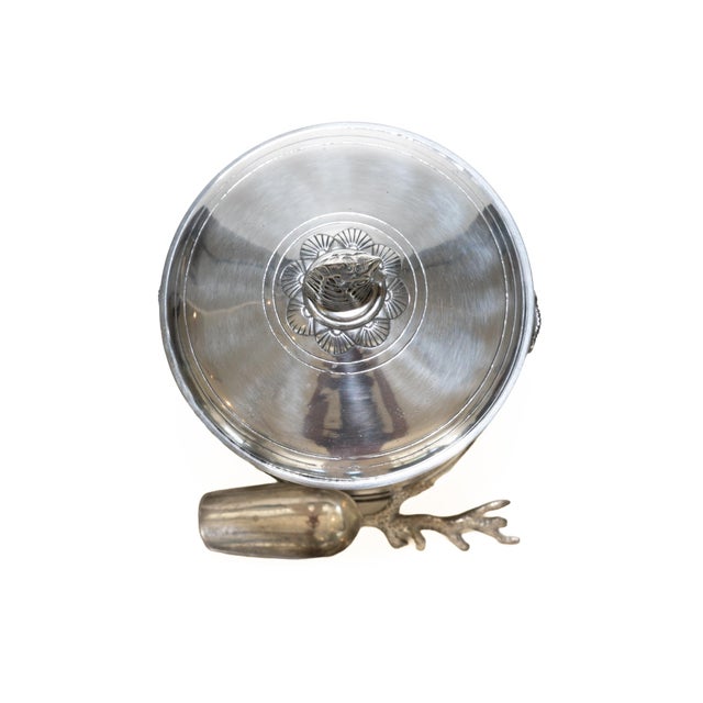 Vintage Georges Briard Coastal SeaHorse and Shell Ice Bucket With Ice Scooper, 1960's For Sale - Image 10 of 18