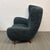 Wood Article Mod Lounge Chair, Blueberry For Sale - Image 7 of 12