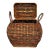 Large Snake Charmer Style Storage Basket With Handles For Sale
