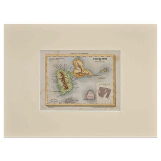 Map of Guadalupe, 19th Century For Sale