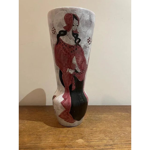 Ceramic Vase by Le Brescon, in Very Good conditions. Designed 1960 to 1969 This piece has an attribution mark, I am sure...