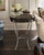 Sophisticated and highly decorative, this Ethan Allen accent table combines neoclassical styling with contemporary...