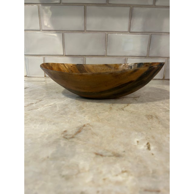 19th Century Large Oval Cattle Horn Bowl For Sale In San Francisco - Image 6 of 9