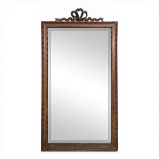 Louis XVI Mirror in Carved Walnut For Sale