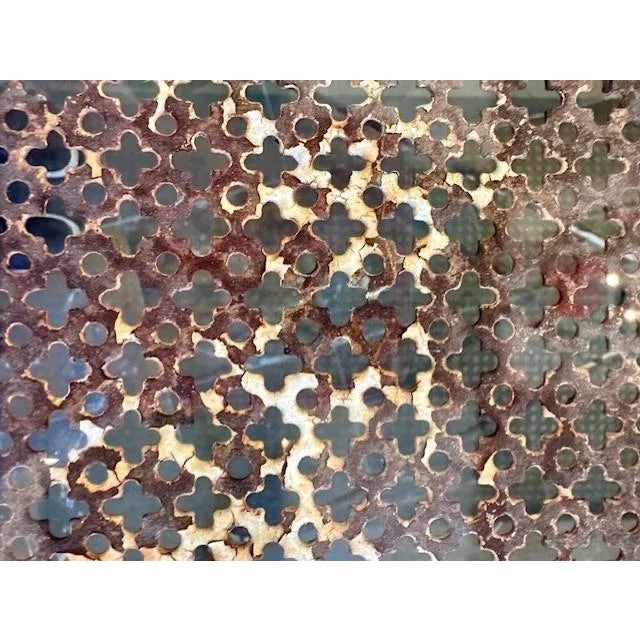 Antique Glass + Iron Table Paris Circa 1920"s For Sale - Image 10 of 12