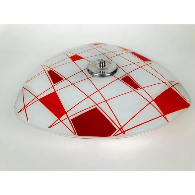 Mid-Century Wall Light with Glass Plate from Designfornication, 1956 For Sale - Image 4 of 7