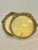 Metal Vintage Cast Brass Grapevine Wine Bottle Coasters- A Pair For Sale - Image 7 of 9