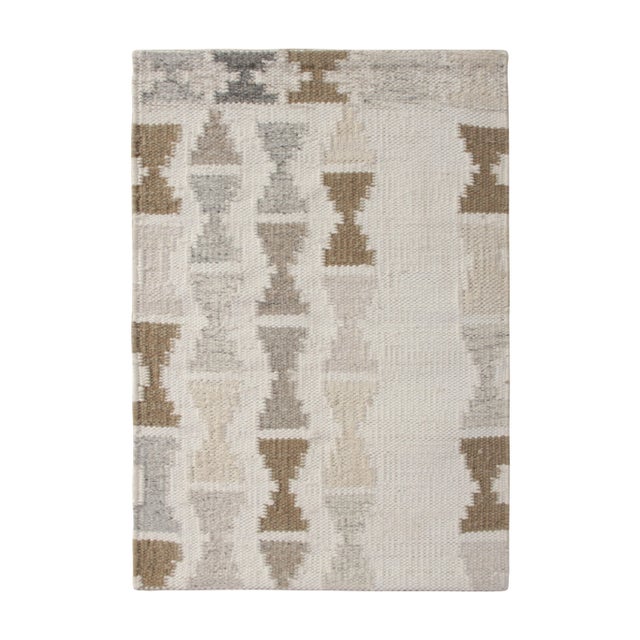 Textile Muted Scandinavian Kilim Rug by Celerie Kemble for Chairish, 12'x18' For Sale - Image 7 of 7