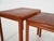 Orange Danish Teak Nesting Tables, 1970s, Set of 3 For Sale - Image 8 of 15
