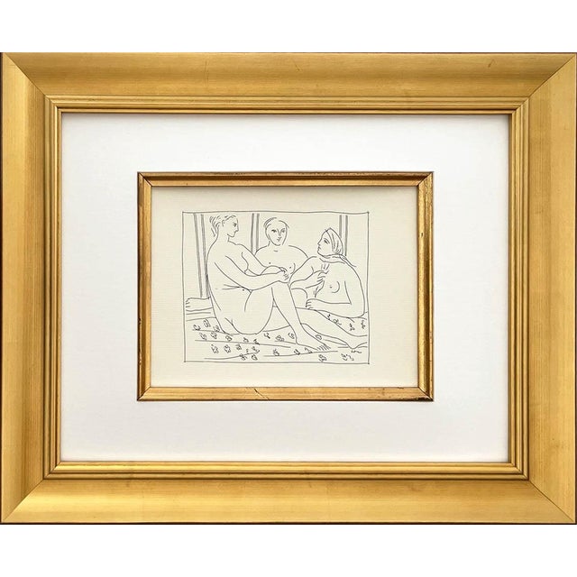 Title: Three female nude Artist: Pablo Picasso (after) Country: Spain Medium: Facsimile ? 26 Marks: Not signed, not...