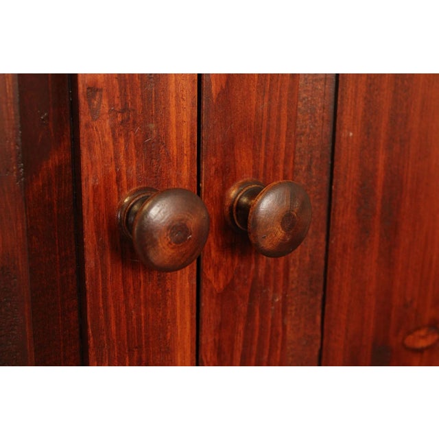 Custom Quality Pine Corner Cupboard For Sale - Image 11 of 12