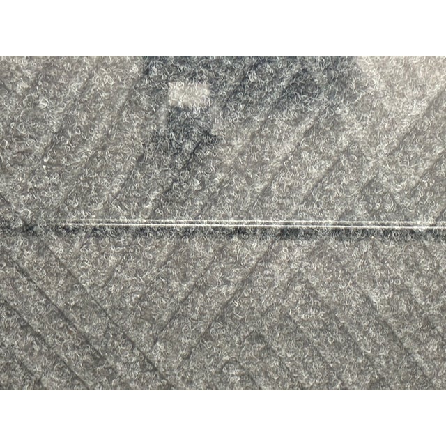 Black Vintage Wrought Iron and Glass Three Tier Bar Stand For Sale - Image 8 of 11