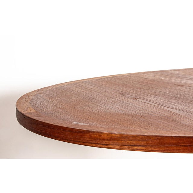 Large Danish Teak Model HM 55 Dining Table by John Mortensen for Dyrlund, 1960s For Sale - Image 16 of 18