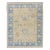 Early 21st Century Tan & Blue Handwoven Turkish Oushak Rug 11'8" X 14'9" For Sale