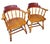 Timeless Charm: Pair of Vintage Mid-Century Maple Captain's Chairs Elevate your space with this exceptional pair of...