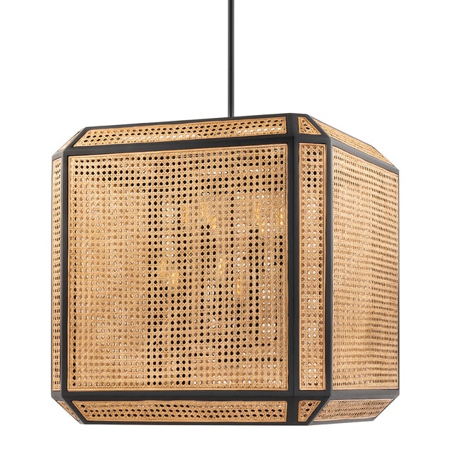 Hudson Valley Lighting Georgia 27 in. 8 Light Chandelier in Old Bronze Finish For Sale