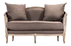 Hollow Maison Settee in Aubergine