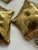 Mid 20th Century Vintage Brass Set of 4 Oak Leaf Catchall Plates or Ash Trays For Sale - Image 5 of 12