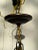 Vintage Three Strut Hanging Fixture With Frosted Round Globe For Sale In New York - Image 6 of 9