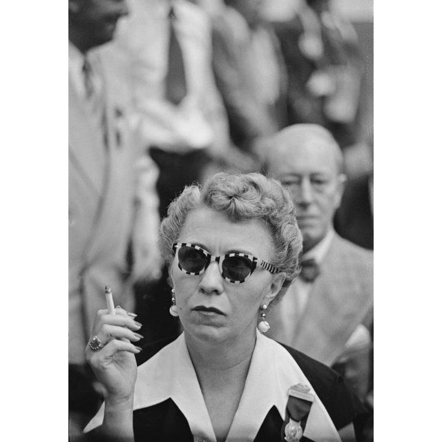 1952 Republican Convention A woman at the 1952 Republican National Convention at the International Amphitheatre in...