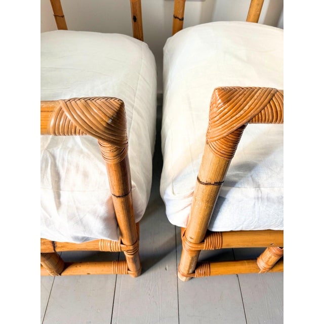Bamboo Lounge Chairs from Vivai Del Sud, 1960, Set of 2 For Sale - Image 10 of 12