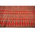 1950s Small Green Red Modern Geometric Cotton Vintage Textile Knotted Ziloo Rug For Sale - Image 4 of 8