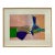 Late 20th Century Vintage Boho Original Pastel Abstract on Paper For Sale