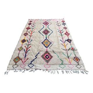 Azilal Berber Moroccan Handmade Wool Rug For Sale