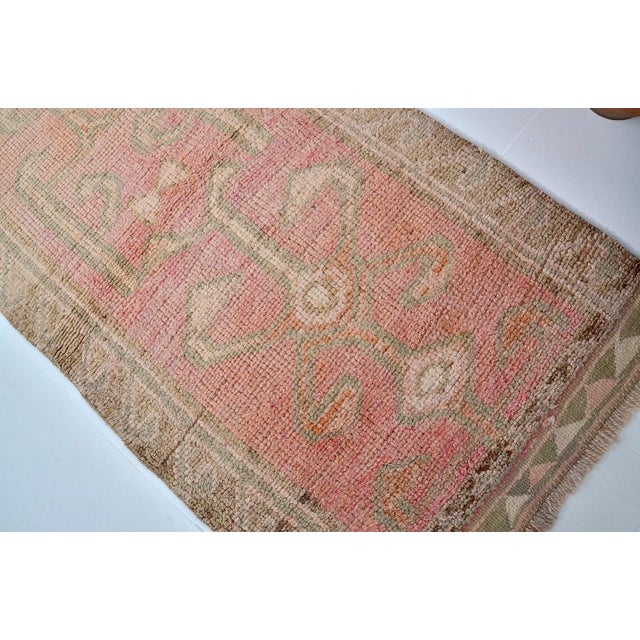 Antique Wool Hallway Runner For Sale - Image 10 of 10