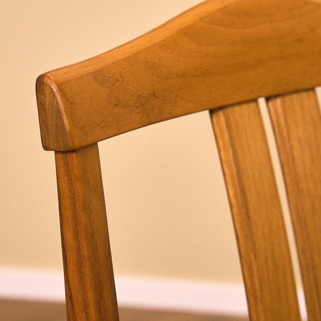 1950s Swedish Dining Chairs in Teak, 1950, Set of 5 For Sale - Image 5 of 16