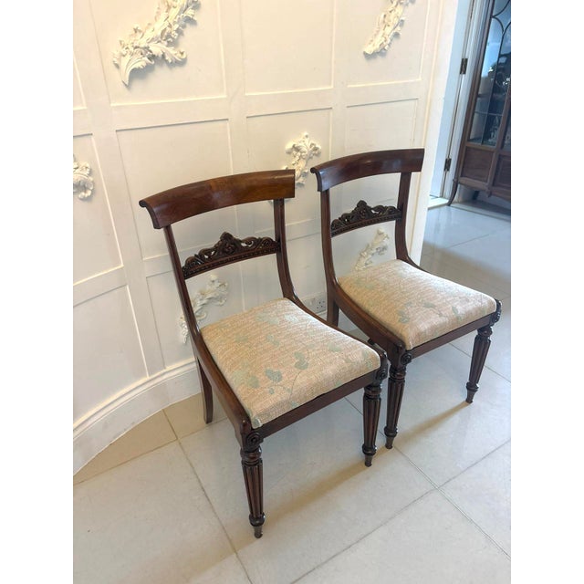 Antique Regency Rosewood Side Chairs, 1830s, Set of 2 For Sale - Image 14 of 14