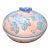 Vintage Ben Rickert Hand-Painted Porcelain Lidded Trinket Dish For Sale