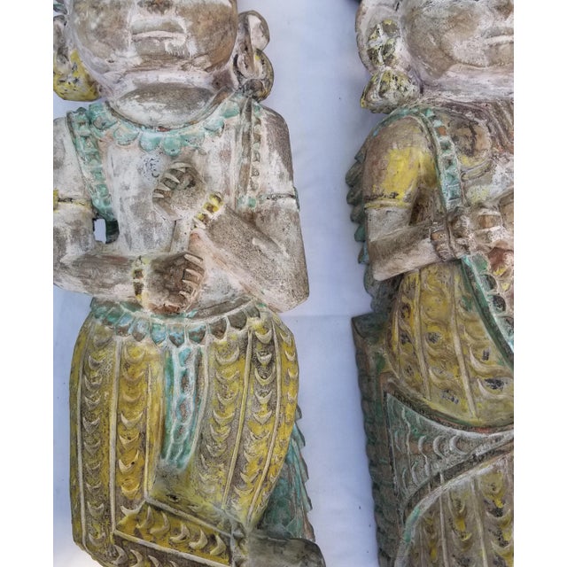 This pair of wonderful carvings would be an excellent addition to your walls. They are pretty heavy! They're already...