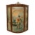 19th Century Napoleon III Style Three-Panel Painted Canvas Fireplace Screen For Sale